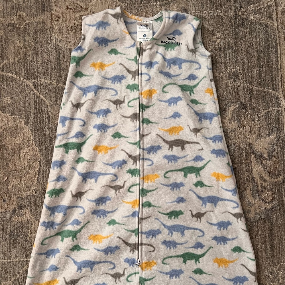 Halo 6-12 month Sleep Sack with Dinosaur Print